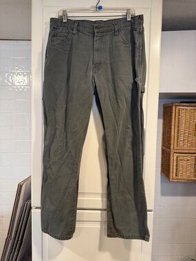 Dickies Men's Green Work-Style Straight Leg Pants size 34x30 3:22